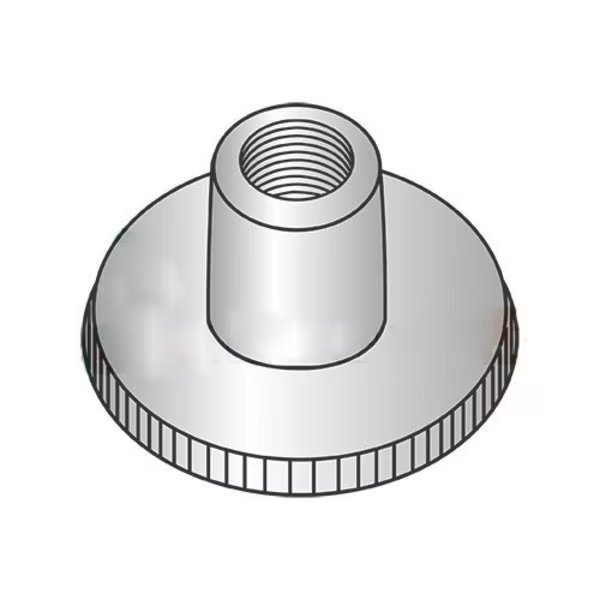 M5-0.8 Knurled Thumb Nuts/High Type/18-8 Stainless Steel , 300PK, Newport Fasteners, Mfr#: 360449